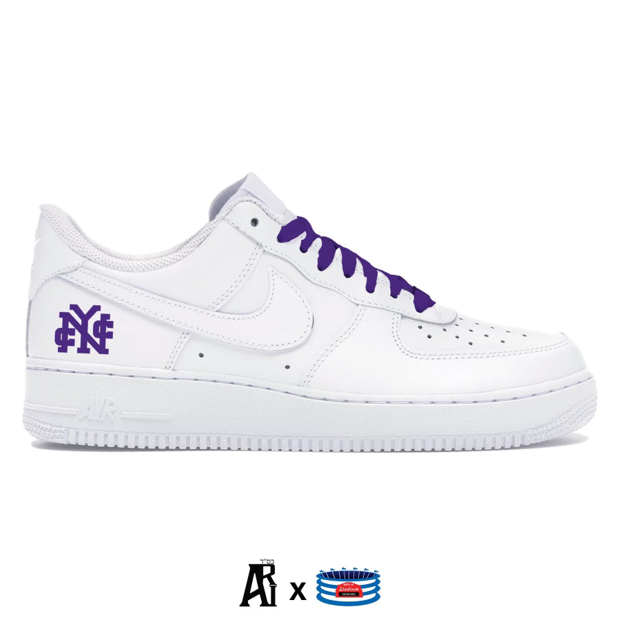 nike air force 1 purple and yellow