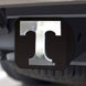 Tennessee Volunteers - Chrome Emblem on Black Hitch