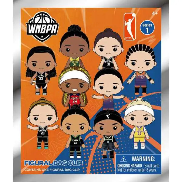 Monogram WNBA -  Series 1 - 1pcs 3D Figure Bag Clip Blind Bag