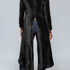 Slit Back Open Front Cardigan