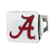 Alabama Crimson Tide - Color on Chrome Hitch Cover