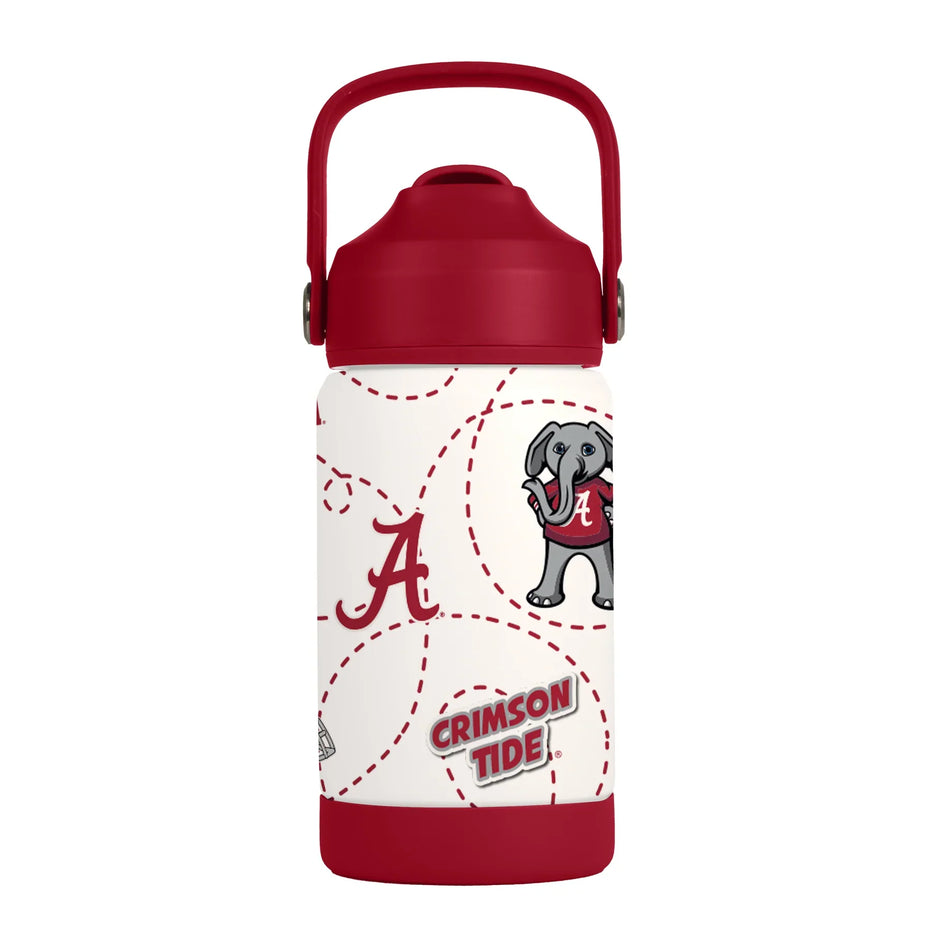 Alabama Crimson Tide - NCAA Mascot 12oz SS Kids Bottle