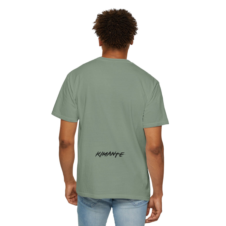 "I Just Work Here...🥴" Kimante Unisex Garment-Dyed T-shirt