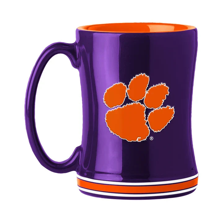 Clemson Tigers - Sculpted 14oz Coffee Mug