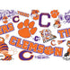 Clemson Tigers - All Over Plastic Tumbler