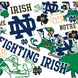 Notre Dame Fighting Irish - All Over Plastic Tumbler