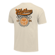 Tennessee Volunteers - NCAA Modern Script Stripes Comfort Color Short Sleeve T-Shirt