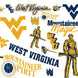 West Virginia Mountaineers - All Over Plastic Tumbler