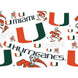 Miami Hurricanes - NCAA All Over Plastic Tumbler