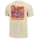 Clemson Tigers - NCAA Hand Drawn Campus Stack Comfort Color T-Shirt
