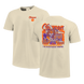Clemson Tigers - NCAA Hand Drawn Campus Stack Comfort Color T-Shirt