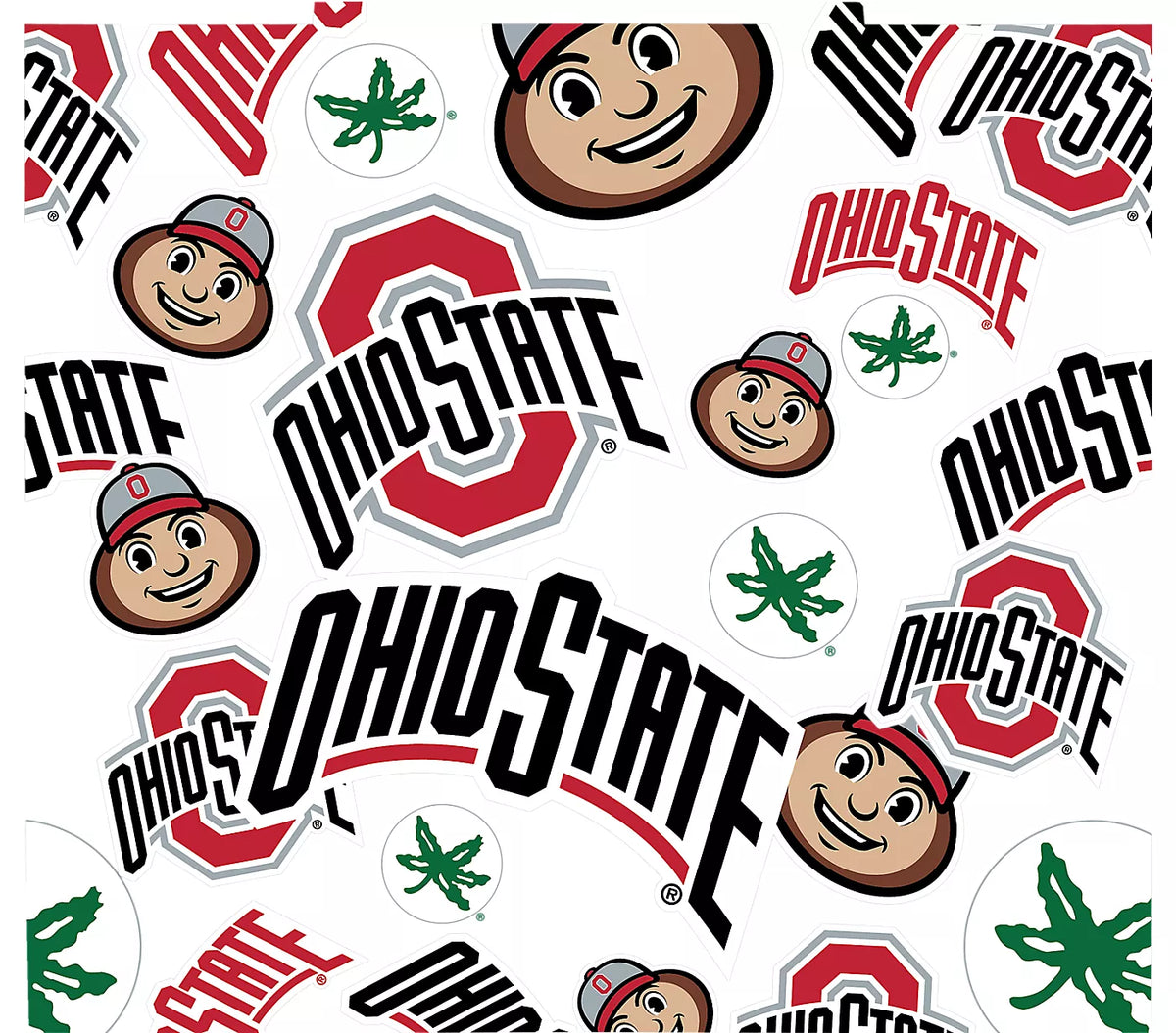Ohio State Buckeyes - All Over Plastic Tumbler