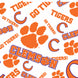 Clemson Tigers - All Over Plastic Tumbler