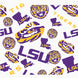 LSU Tigers - All Over Wrap Plastic Tumbler