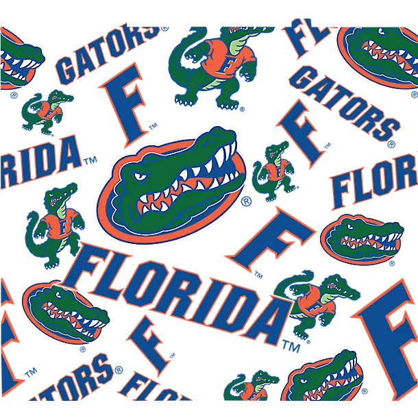 Florida Gators - All Over  24Oz Plastic Plastic Water Bottle