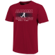 Alabama Crimson Tide - NCAA Lined Slant Short Sleeve T-Shirt