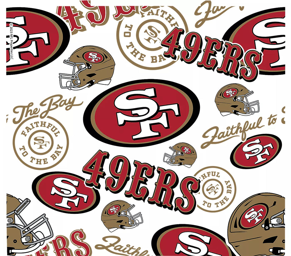 San Francisco 49ers - All Over Wrap With Travel Lid