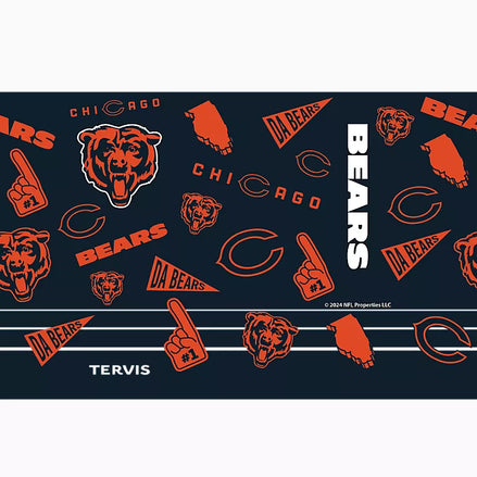Chicago Bears - NFL Swag Stainless Steel Tumbler With Slider Lid