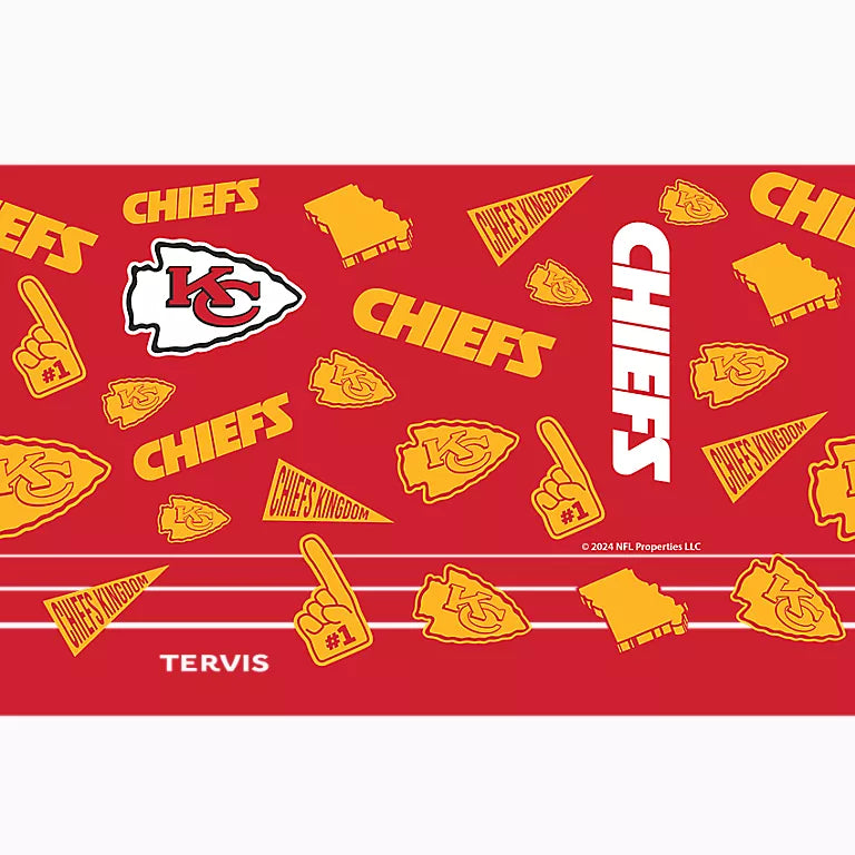 Kansas City Chiefs - NFL Swag Stainless Steel Tumbler With Slider Lid
