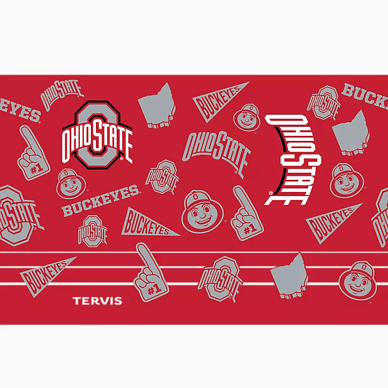 Ohio State Buckeyes - NCAA Swag Stainless Steel Tumbler With Slider Lid
