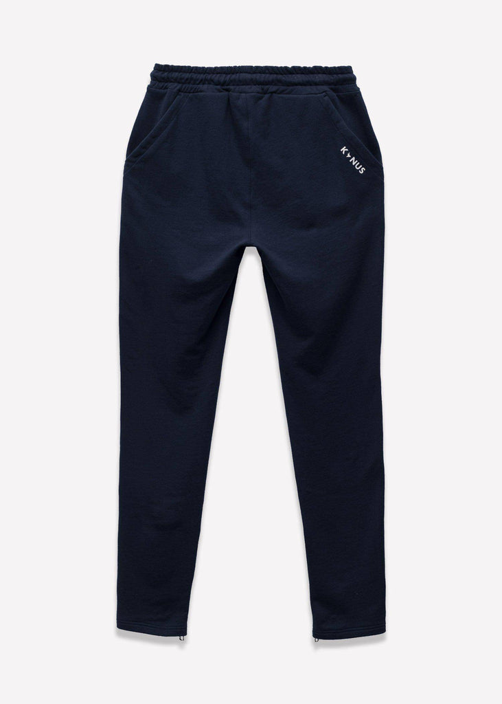 Men's  Zipper Pocket French Terry Sweatpants in Navy by Shop at Konus