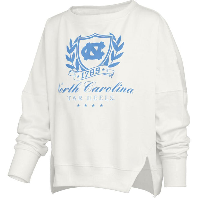 North Carolina Tar Heels "Field Day" - Split Bottom Oversized Fleece Long Sleeve
