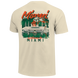 Miami Hurricanes - Football Hand Drawn Campus Stack T-Shirt