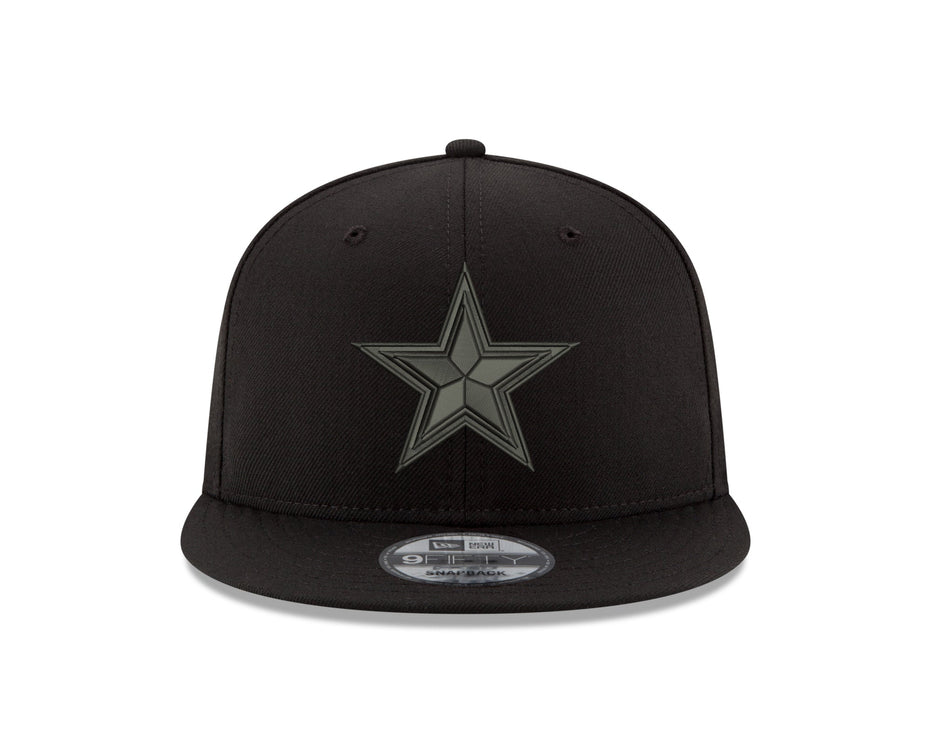 Dallas Cowboys New Era Men's GCP Black on Black 9Fifty Hat