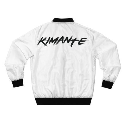 Baltimore Kimante All Black, White Sleeves AOP Bomber Jacket