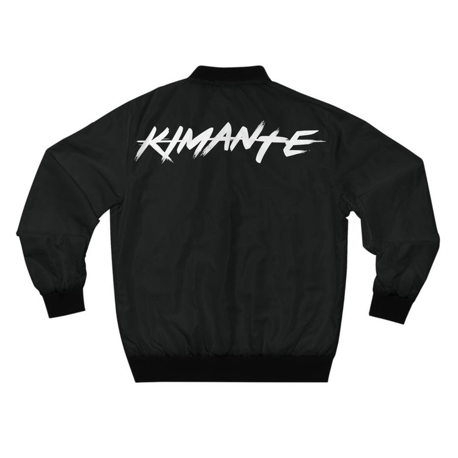 Baltimore Kimante All Black, Black Sleeves AOP Bomber Jacket