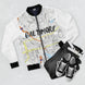 Baltimore Kimante White AOP Bomber Jacket