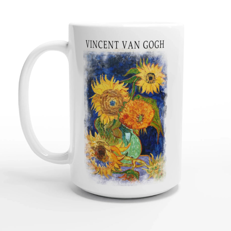 Van Gogh Five Sunflowers 1888, Artwork Mug