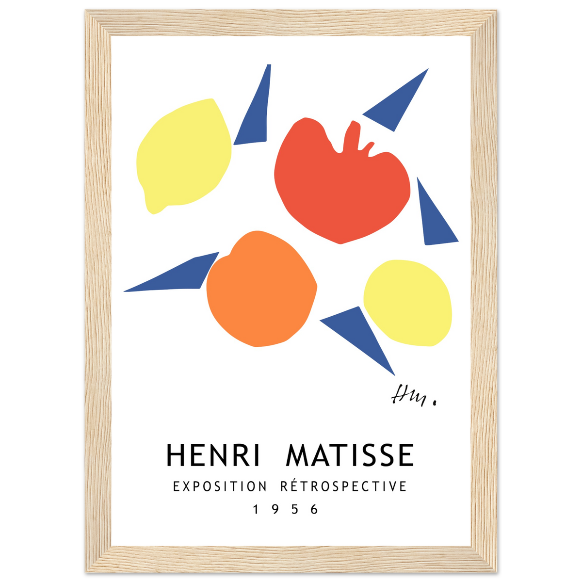 Henri Matisse Exposition Rétrospective Poster