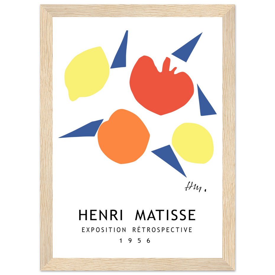 Henri Matisse Exposition Rétrospective Poster