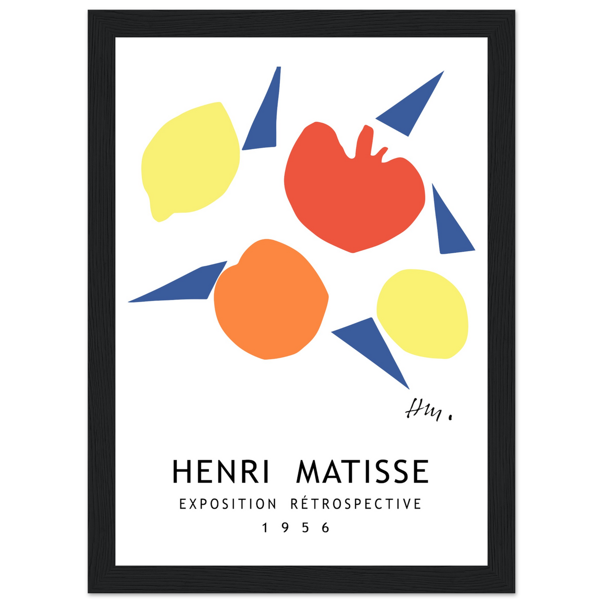 Henri Matisse Exposition Rétrospective Poster