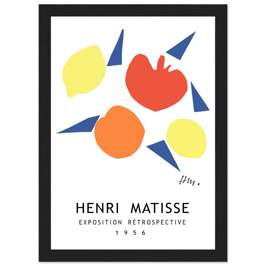 Henri Matisse Exposition Rétrospective Poster