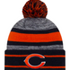 Chicago Bears - One Size Knit Beanie With Pom, New Era