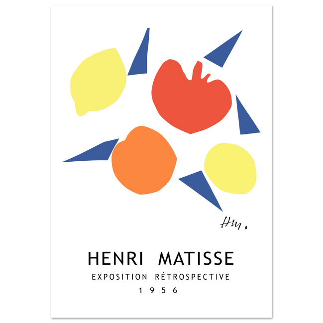 Henri Matisse Exposition Rétrospective Poster