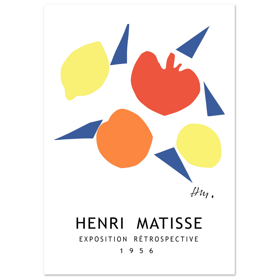 Henri Matisse Exposition Rétrospective Poster