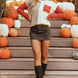 Color Block Round Neck Long Sleeve Sweater