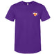 Clemson Tigers - School Disc State Purple T-Shirt