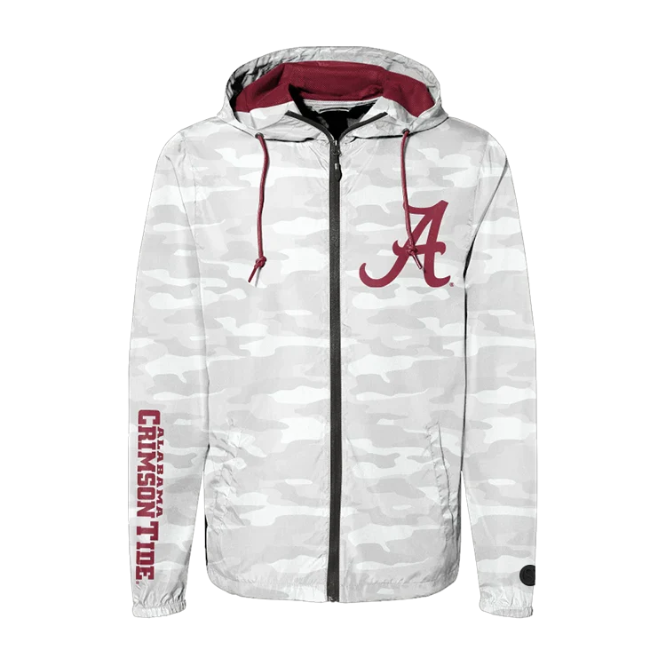 Alabama Crimson Tide - NCAA Camo Front Logo Jacket
