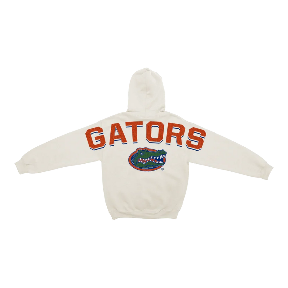 Florida Gators - NCAA Bone Chenille Pullover Hoodie