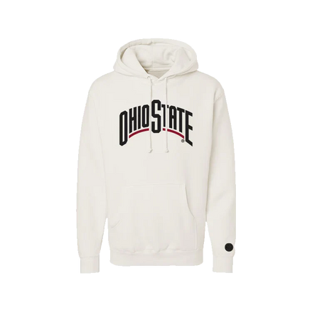 Ohio State Buckeyes - NCAA Bone Chenille Pullover Hoodie