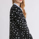 Umgee Polka Dot Open Front Drop Shoulder Cardigan
