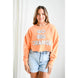 Tennessee Volunteers - Perkins Chenille Slogan Cropped Long Sleeve