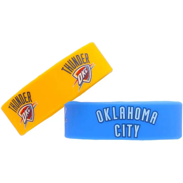 Oklahoma City Thunder  - NBA Wide Bracelets (2 Pack)