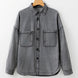 Button Up Long Sleeve Denim Jacket