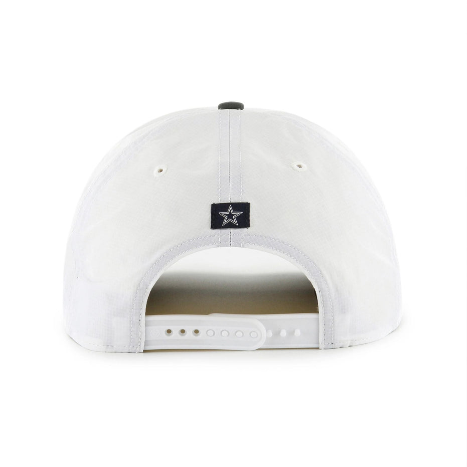 Dallas Cowboys - Men's 47 Brand White Lineman Hitch Adjustable Hat