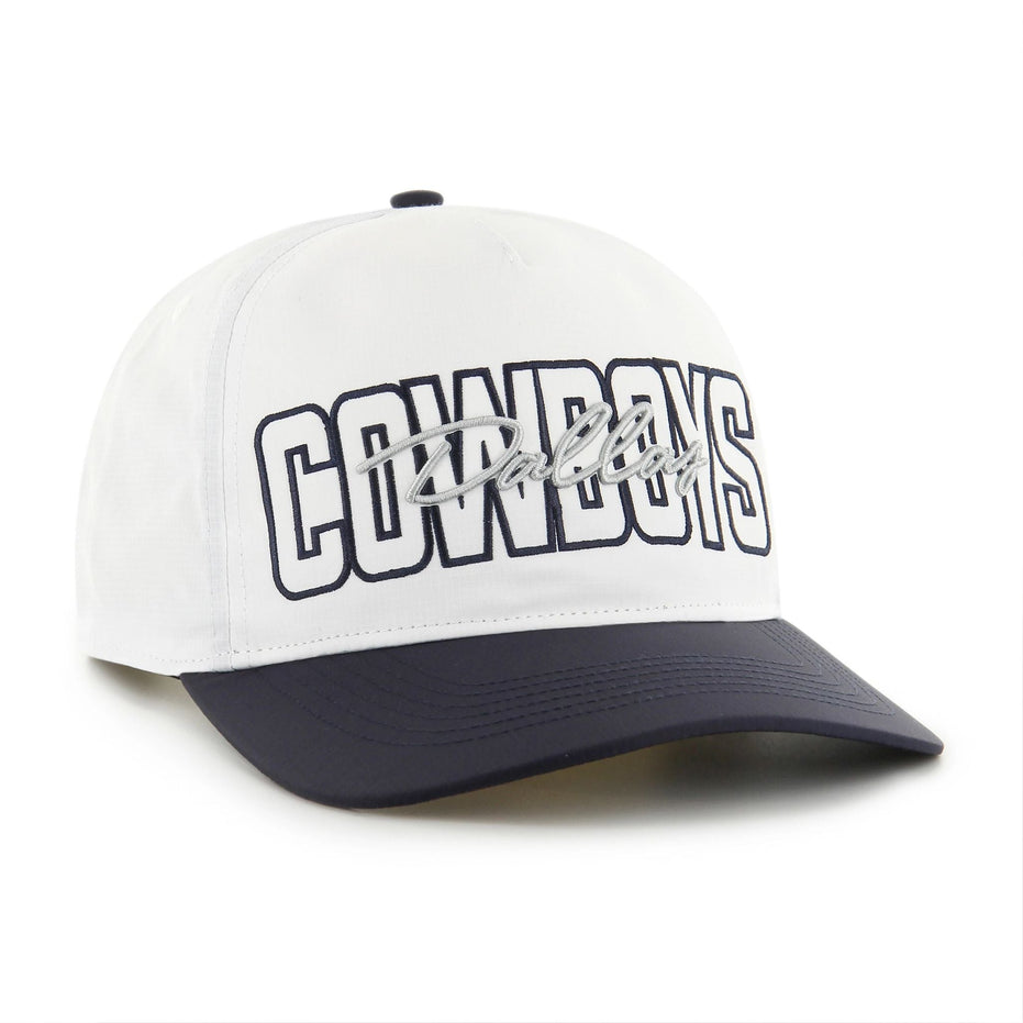 Dallas Cowboys - Men's 47 Brand White Lineman Hitch Adjustable Hat